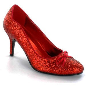 Red Glittery Shoes